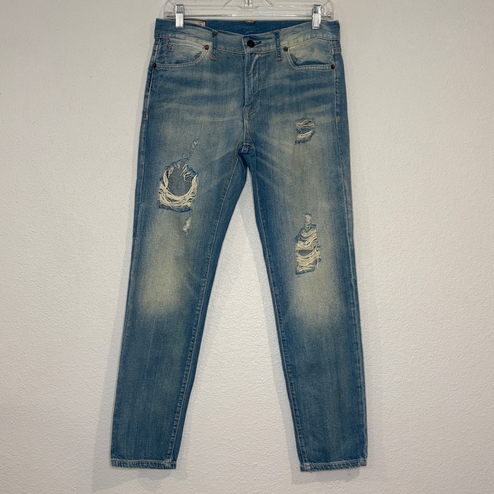 Polo Ralph Lauren Astor Slim Boyfriend cotton denim distressed jeans 27